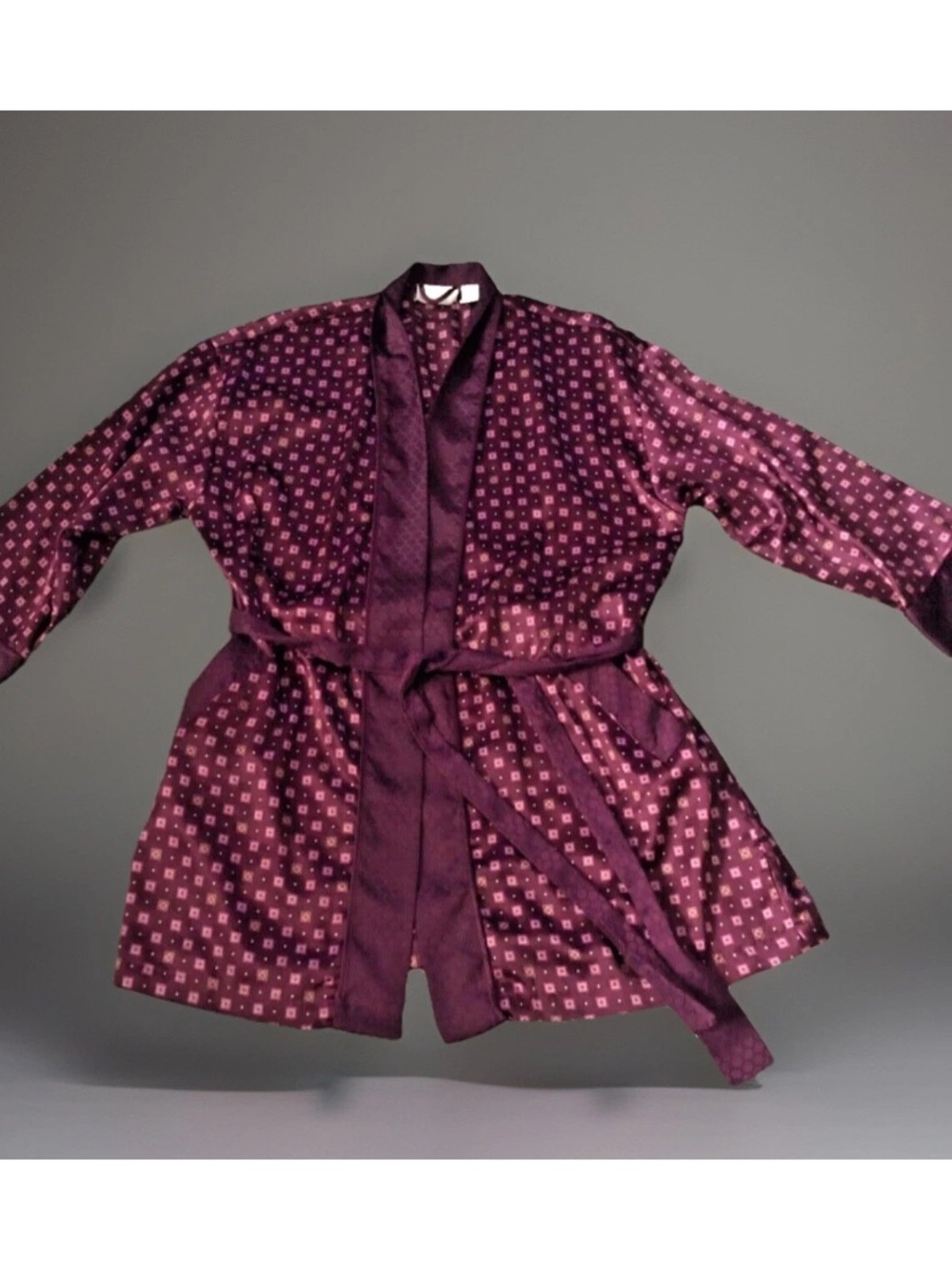 Victoria's Secret Gold Label Satin Dressing Robe One Size VTG